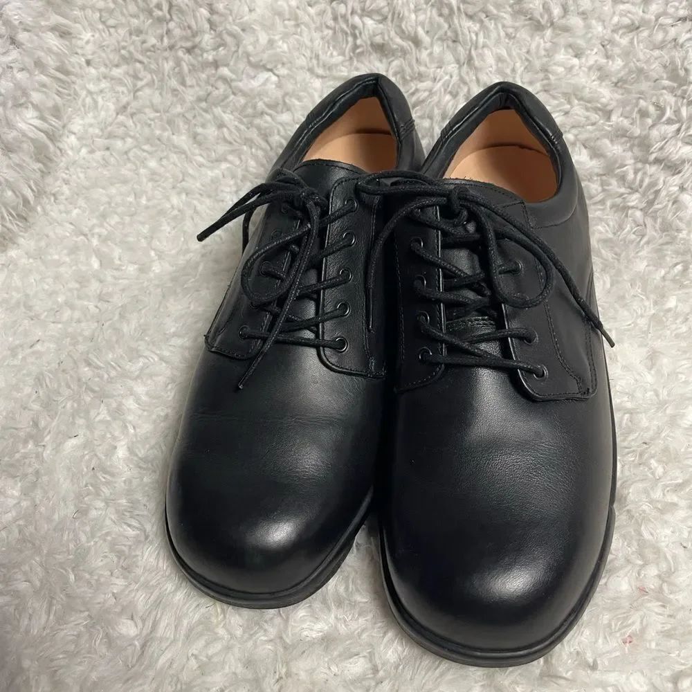 Apex Men's Therapeutic Diabetic Performance Shoe leather Black SZ 11.5W .